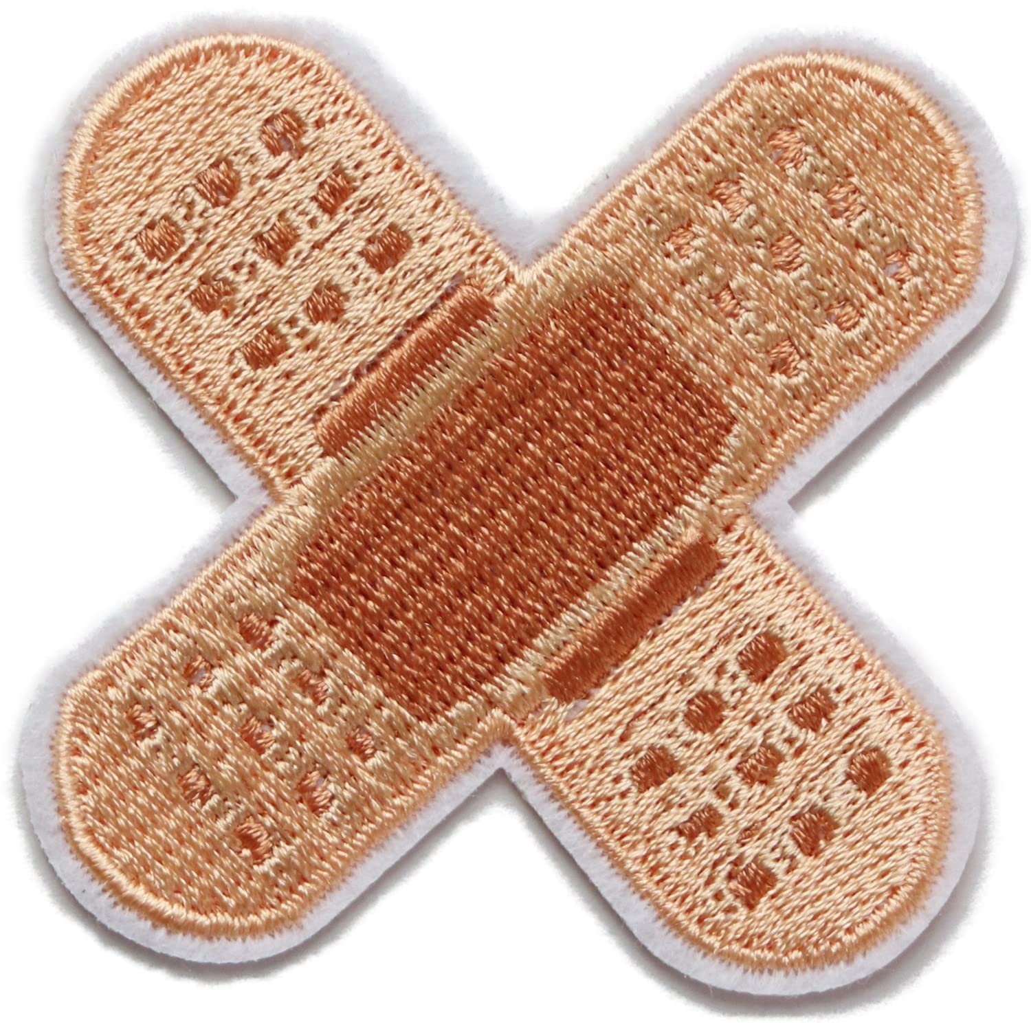 アイロンパッチ Amazon.co.jp: ワッペン 絆創膏 2枚セット アイロン接着 ばんそうこう